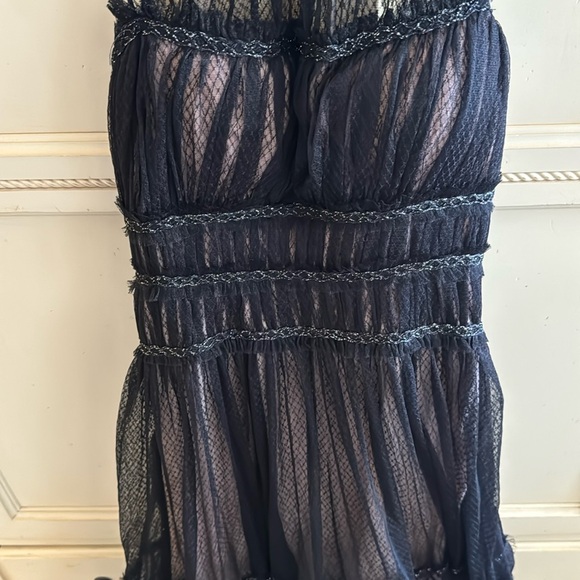 Max Studio London Halter Cocktail Black Dress - Picture 3 of 9